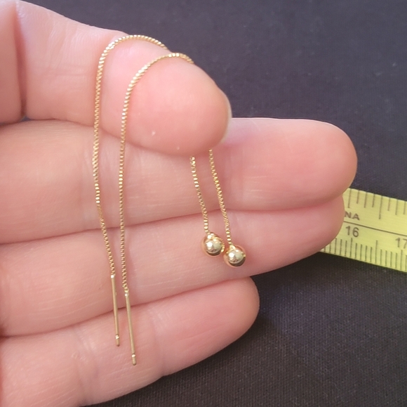 Threader earrings - Picture 2 of 4